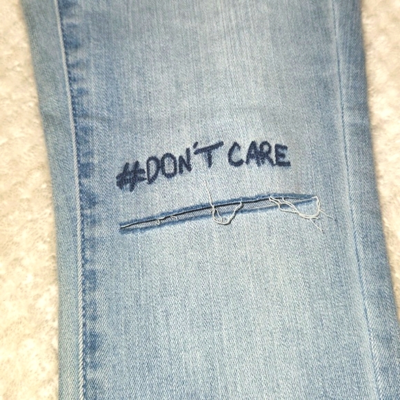 MOSSIMO " #DONT CARE" MID RISE JEGGING SIZE 2 /26 R RAW HEM NEW WITH TAGS - Picture 10 of 12